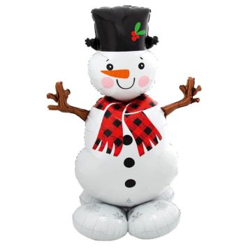 ballon de Noël Airloonz™ bonhomme de neige de 139 cm | jourdefete.com
