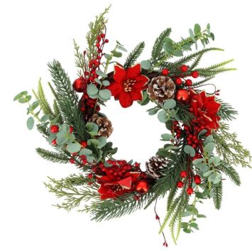 Couronne de Noël - Diamètre 40 cm - Collection Luxury Christmas