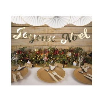 Guirlande Joyeux Noël – Or – 1M40