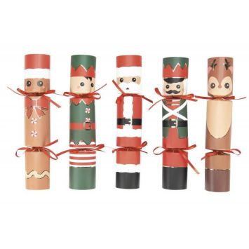 boite de 5 crackers de noel | jourdefete.com
