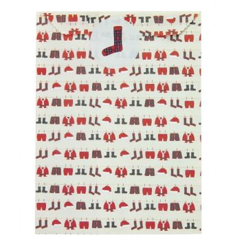 25 sachets de Noël avec stickers de 17 cm | jourdefete.com