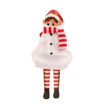 Déguisement de Bonhomme de Neige pour lutin farceur de Noël - 20 cm