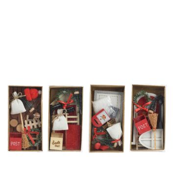 Kit d'accessoires pour porte de lutin farceur de Noël - Modèle Aléatoire