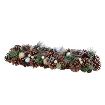 photophore pommes de pin deco noel | jourdefete.com