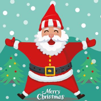 serviette en papier du pere noel | jourdefete.com