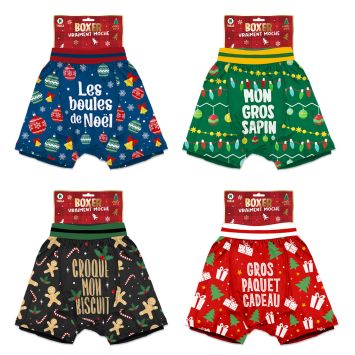 Boxer moche de Noël pour homme - Modèle Aléatoire