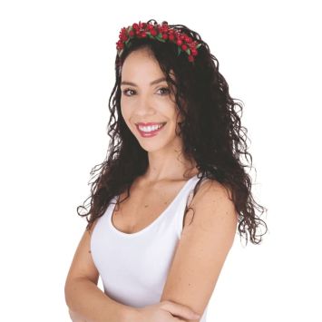 Serre-tête - Baies rouges