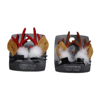 Accessoires de Noël pour cheveux sur clip - Modèle Aléatoire
