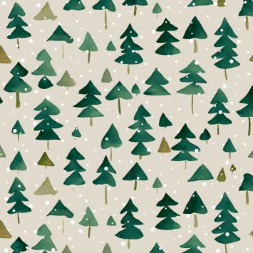 20 serviettes en papier - Noël - 33 x 33 cm - Atelier "Forêt d'Hiver"