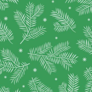 20 serviettes cocktail en papier - Noël - 25 x 25 cm - Atelier "Greenery"