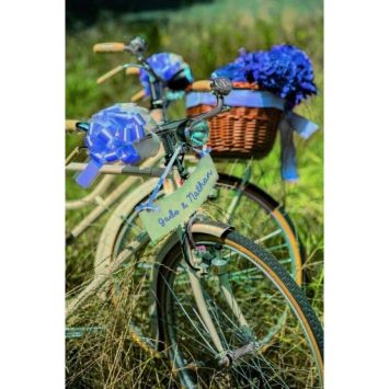 5 Noeuds Tulle Bleu Marine 