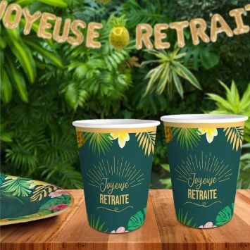 Pack de 6 gobelets - Joyeuse Retraite