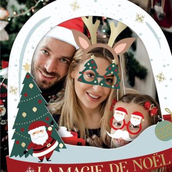 Kit Photobooth géant - 13 pièces - La Magie de Noël
