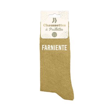 Paire de chaussettes à paillettes pour femme - Modèle au choix