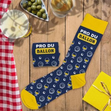 Paire de chaussettes pour homme - Pro du ballon - Collection Pastis Club