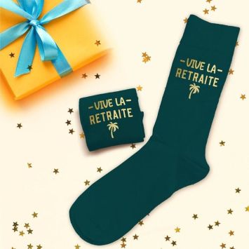 Paire de chaussettes pour homme pour retraite - Vive la retraite