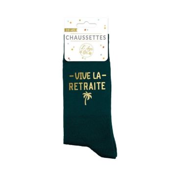 Une paire de chaussettes à offrir lors du départ à la retraite d'un proche | jourdefete.com