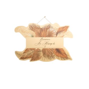 pancarte bienvenue collection palm | jourdefete.com