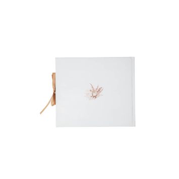 Livre d'or - Collection Pampas, Fleurs de Coton et Or