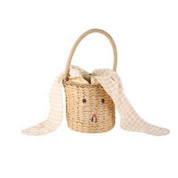 Un panier de couleur taupe (beige) pour Pâques | jourdefete.com