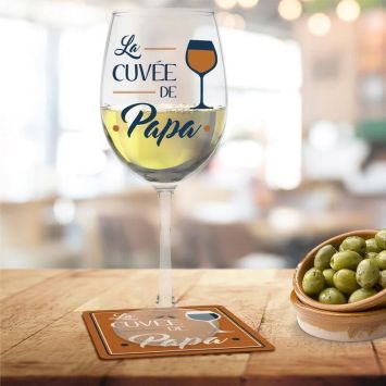 Coffret Verre à Vin - Papa - Collection Papa Parfait