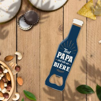 Décapsuleur aimanté - Tout Papa mérite sa bière - Collection Papa Parfait