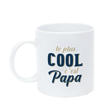 Mug "Le plus cool c'est Papa" - Collection Papa Parfait