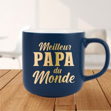Mug Mat "Meilleur Papa du Monde" - Collection Papa Parfait