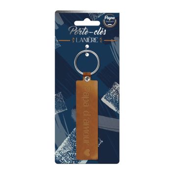 Porte-clé avec lanière - Papa - Collection Papa Parfait