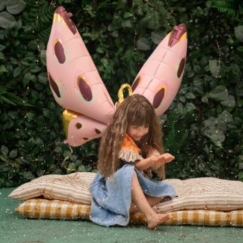Ballon en aluminium - Papillon - 110 x 67 cm