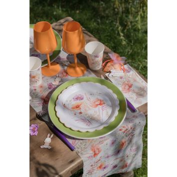 10 gobelets en carton - 27 cl - Pâques - Collection Lapinou