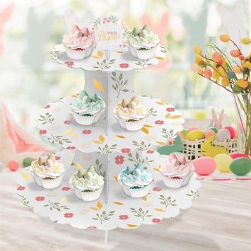 Présentoir à cupcakes - Joyeuses Pâques
