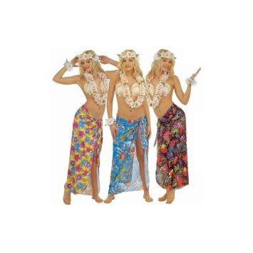 Paréo Hawaïen Femme - Coloris au Choix