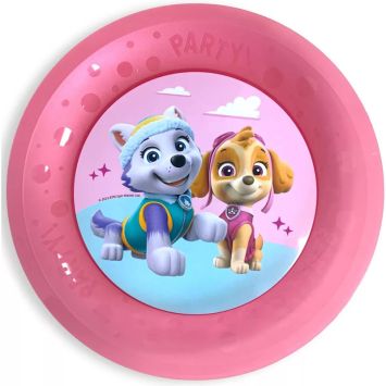 Assiette réutilisable - Diamètre 21 cm - Paw Patrol : La Pat' Patrouille™ Girly