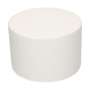 Cake Dummy rond en polystyrène - 15 x 10 cm