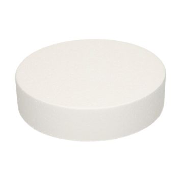 Cake Dummy rond en polystyrène - 20 x 5 cm