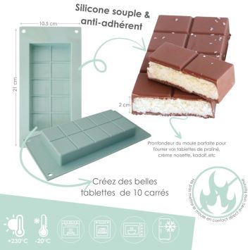 Moule pour tablette de chocolat
