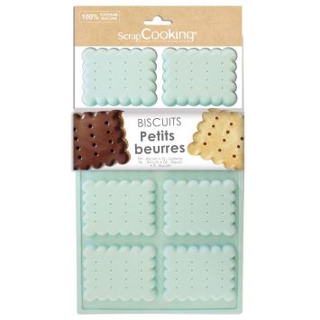 Moule en silicone Biscuits Petits Beurres pour biscuits maison | jourdefete.com