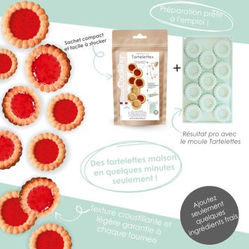 Préparation pour tartelettes - 280 grammes