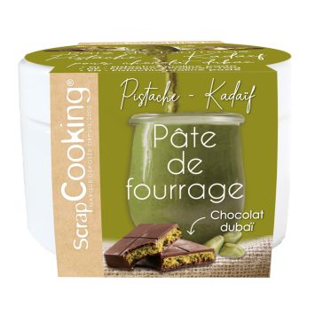 Pâte de fourrage à la pistache Kadaïf pour chocolat Dubaï - 200 g