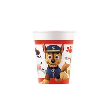 8 gobelets en carton pat patrouille