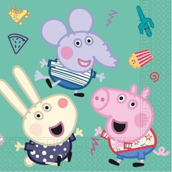 20 Serviettes en Papier - Peppa Pig