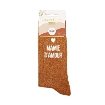 Une splendide paire de chaussettes à paillettes pour femme à offrir à votre mamie | jourdefete.com