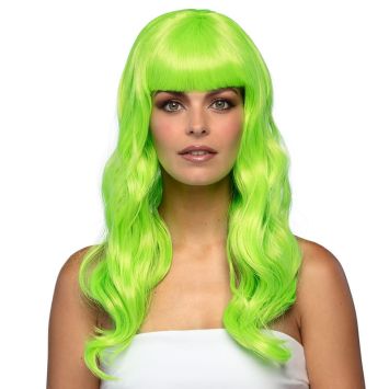 Perruque Femme Chic - Vert | jourdefete.com