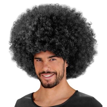Perruque Jimmy  Big Afro Noire | jourdefete.com