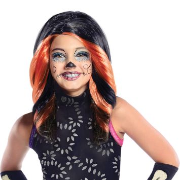 Perruque Monster High Skelita Calaveras Enfant