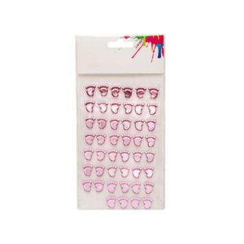 48 Pieds de Bébé à Coller - Rose | jourdefete.com