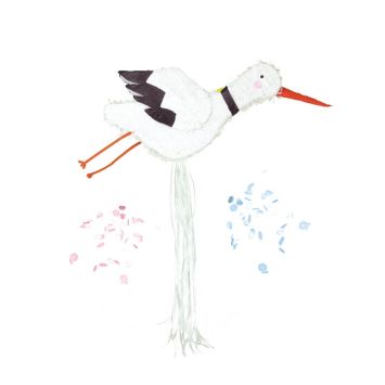 pinata cigogne gender reveal | jourdefete.com