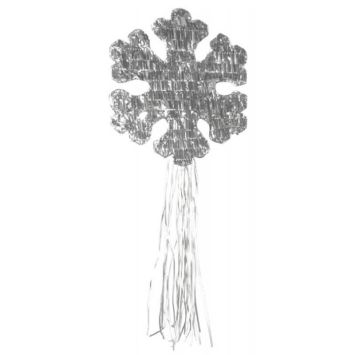 pinata flocon de neige argent | jourdefete.com