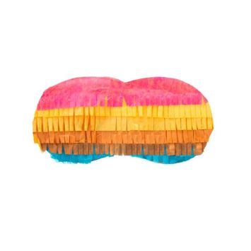 Masque coloré pour piñata en papier